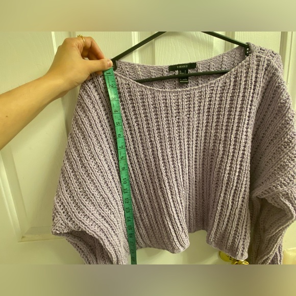 Forever 21 cropped sweater, mauve color - Picture 2 of 7